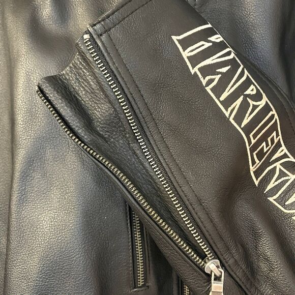 Harley Davidson Mens Roadhouse Black Leather MOTORCYCLE Jacket 3XL 97072-09VM - Picture 8 of 16